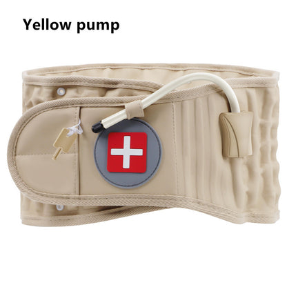 Back Decompression Lumbar Support Belt Waist Air Traction Brace Spinal Back Relief Belt Backache Pain Release Massager